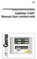 Operating instructions and spare parts list. OptiStar CG07 Manual Gun control unit