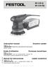 Seen at Ideal Tools. ES 125 Q ES 125 EQ. Instruction manual. Eccentric sander. Page 2-6 IMPORTANT: Read and understand all instructions before using.