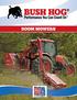 Extend your reach and productivity! PT5 & RMB SERIES REAR MOUNTED BOOM MOWERS