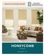 // Retail Price List & Product Info Guide HONEYCOMB SHADES