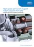 High-speed permanent magnet motor solutions from SKF Optimizing energy efficiency and reliability at wastewater plants