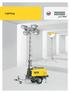 These reasons speak for lighting systems from Wacker Neuson. Light expertise down to the last detail. Overview of all lighting products.
