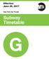 Effective June 25, New York City Transit. Subway Timetable
