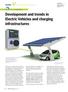 Development and trends in Electric Vehicles and charging infrastructures