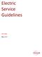 Electric Service Guidelines TSN