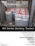 RH Series Battery Testers