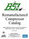 Remanufactured Compressor Catalog