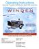 Operating Instructions Hang-Glider / Paraglider Towing Winches, Model: HGW Double-Drum