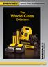 Hydraulic Power for all Applications. The. World Class. Collection