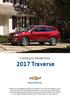 Getting to Know Your 2017 Traverse