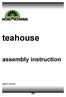 teahouse assembly instruction