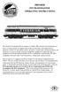 PREMIER FM TRAINMASTER OPERATING INSTRUCTIONS