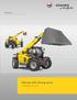 Telehandlers 3007, 3507, 4407, 5007, 5507, Heroes with strong arms. The telehandlers from Kramer.