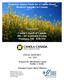Economic Impact Study for a Canola-Based Biodiesel Industry in Canada