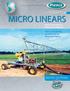 MICRO LINEARS ACREMASTER MICRO SYSTEMS. with the AcreMaster PERFECT FOR SQUARE, RECTANGULAR, OR IRREGULAR PARCELS