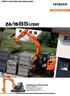 ZAXIS-5 series Short-tail-swing version