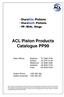 ACL Piston Products Catalogue PP99