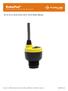 EchoPod. DL10, DL14, DL24, DL34, DS14, DX10 Series Manual. Ultrasonic Liquid Level Transmitter, Switch and/or Controller