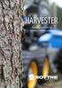 HARVESTER forestry machines for intelligent forest management