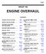 ENGINE OVERHAUL GROUP 11B 11B-1 CONTENTS GENERAL SPECIFICATIONS... 11B-2 OIL PAN AND TIMING CHAIN CASE... 11B-27 SERVICE SPECIFICATIONS...