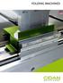All machines are designed and manufactured with focus on protecting our environment.