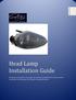 Head Lamp Installation Guide