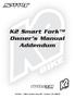 K2 Smart Fork Owner s Manual Addendum