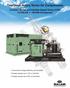Two-Stage Rotary Screw Air Compressors Constant Speed and Variable Speed Drives (VSD) kw Horsepower