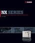 NX SERIES FIXED AND VARIABLE SPEED ROTARY SCREW AIR COMPRESSORS 4-15 KW