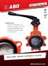 RESILIENT SEATED BUTTERFLY VALVES