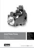 Axial Piston Pump. Series PV Design 42/43 Variable Displacement