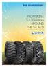 FROM INDIA TO TERRAINS AROUND THE WORLD OFF-HIGHWAY TYRE CATALOGUE