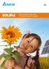 Solar inverters from Delta The heart of your PV system
