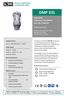 DMP 331. Industrial Pressure Transmitter for Low Pressure DRUCK & TEMPERATUR LEITENBERGER GMBH. Stainless Steel Sensor