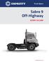 Truck Specs. Sabre 9 Off-Highway GCWR: 242,000. CapacityTrucks.com