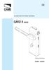 AUTOMATION FOR STREET BARRIERS GARD 8 SERIES INSTALLATION MANUAL G G2080I