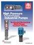 High Pressure Centrifugal Industrial Pumps