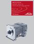 HMF/A/V/R-02. Hydraulic motors for closed and open loop operation