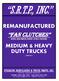 REMANUFACTURED FAN CLUTCHES MEDIUM & HEAVY DUTY TRUCKS JUNE 2013 STEERING REBUILDERS & TRUCK PARTS, INC. 764 CR CLEVELAND, TEXAS 77327