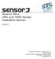 Sensor3 Rack (SR3 and HSR3 Series) Installation Manual