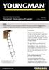 Use and Care Instructions: Youngman Telescopic Loft Ladder. Models: 2.6m and 2.9m. Safety
