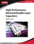 High Performance Electrical Double-Layer Capacitors