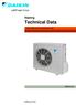Heating. Technical Data. Daikin Altherma low temperature split EEDEN ERLQ-CV3