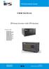 USER MANUAL. IPS home inverters with UPS function. IPS home inverter manual