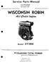 Parts anuail. A I- Service WISCONSIN ROBIN WR-W1 -EYI 8WPM REV DATE: WISCO MEMPHIS, TENNESSE
