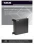 NEMA-Rated Fiber Optic Wallmount Enclosure. Protects your fiber cabling in a damp environment.