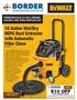 BORDER. 10 Gallon Wet/Dry HEPA Dust Extractor with Automatic Filter Clean $10 OFF PROMOTION VALID 3/1/2014 THROUGH 4/30/2014, ONLY WHILE SUPPLIES LAST