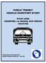 PUBLIC TRANSIT VEHICLE INVENTORY STUDY STUDY AREA CRAWFORD, LA CROSSE, AND VERNON COUNTIES