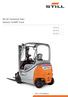 RX 60 Technical Data Electric Forklift Truck RX RX RX 60-20
