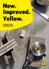 New. Improved. Yellow. Diamond Tools Catalogue 2015